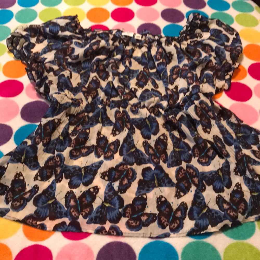 Cato Butterfly 🦋 Babydoll Blouse Plus Size 26/28W